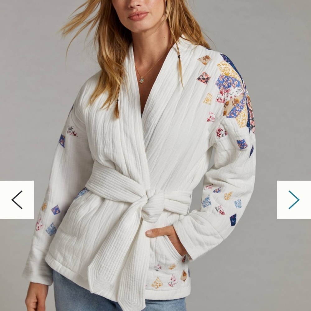 Anthropologie quilted jacket NWT new sz small - Picture 6 of 9